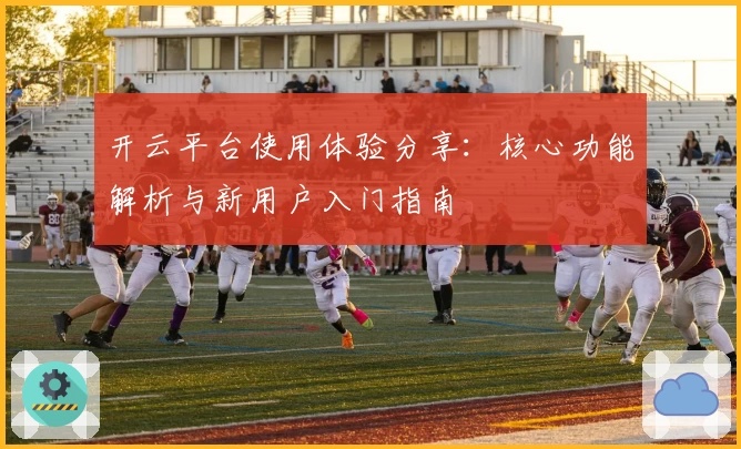 开云平台使用体验分享：核心功能解析与新用户入门指南